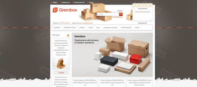 Nowa wersja sklepu internetowego