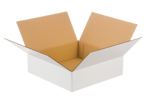 Karton klapowy 350x350x80mm 3W B 360g/m2 Biały Komplet 20 szt.